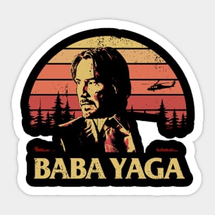 John Wick Actionplunge Sticker